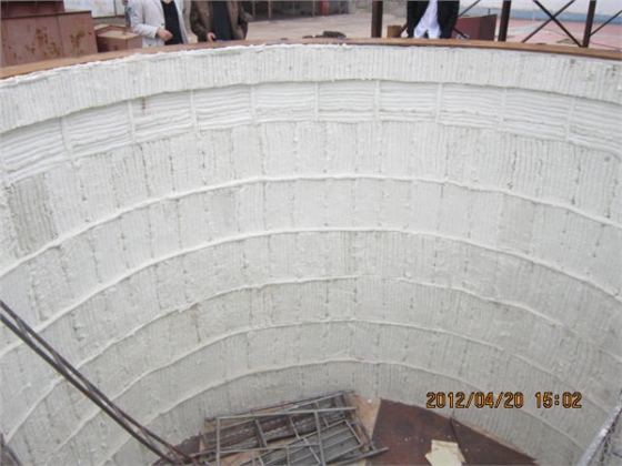 井式爐陶瓷纖維折疊塊層鋪毯復合保溫結構-火龍耐材提供 井式爐陶瓷纖維折疊塊層鋪毯復合保溫結構-火龍耐材提供