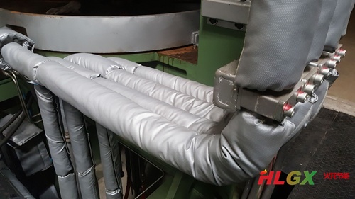 硫化機管線(xiàn)可拆卸保溫套