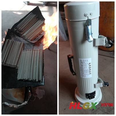 回轉窯保溫用焊條處理