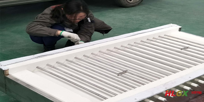 HLGX陶瓷纖維擋火板應用于化成箔生產(chǎn)線(xiàn)烘干爐保溫